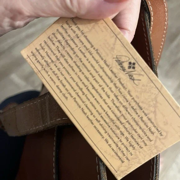 PATRICIA NASH "Venezia" Tan Leather Crossbody Purse Bag Boho Core Western Core - Picture 8 of 10